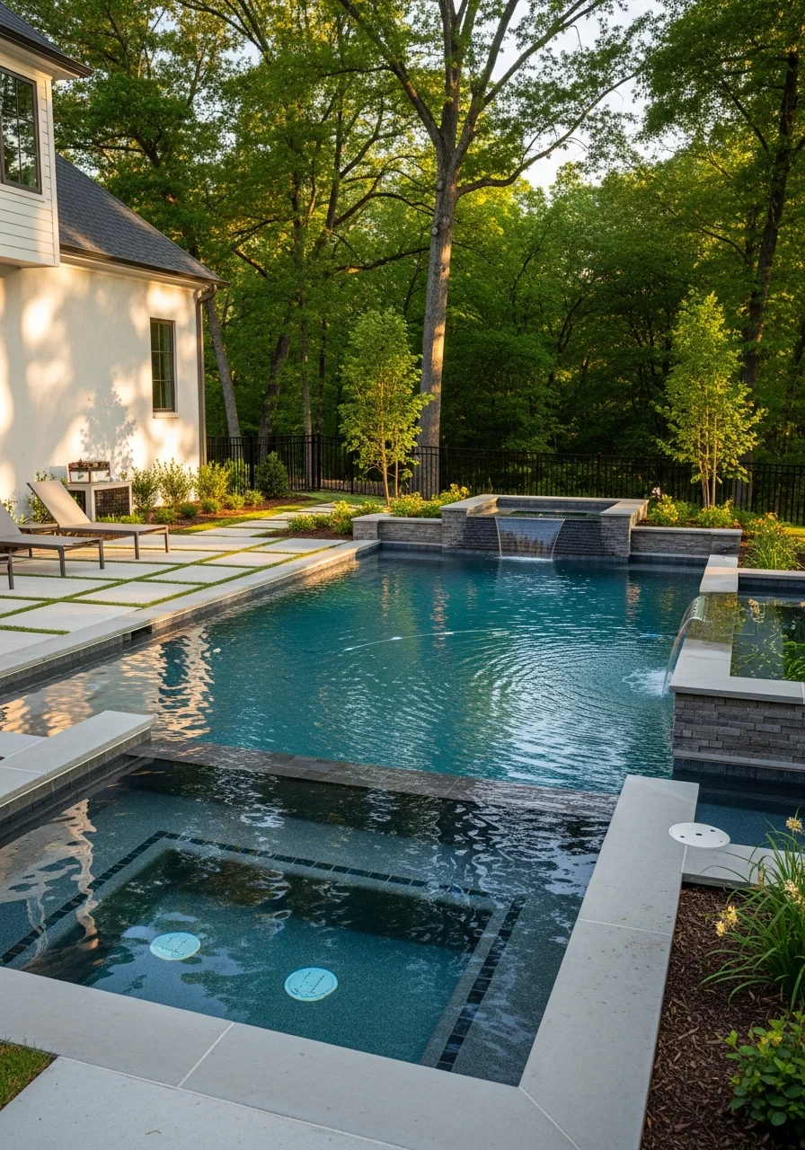 A contractor and homeowner reviewing completed work on an Alpharetta renovation, showing the quality and attention to detail expected in executive neighborhoods.