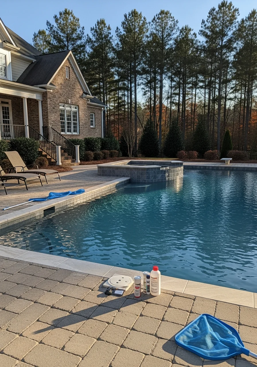 A close-up of a homeowner and contractor reviewing plans on a Dawsonville property, showing the collaborative approach to home improvement projects.